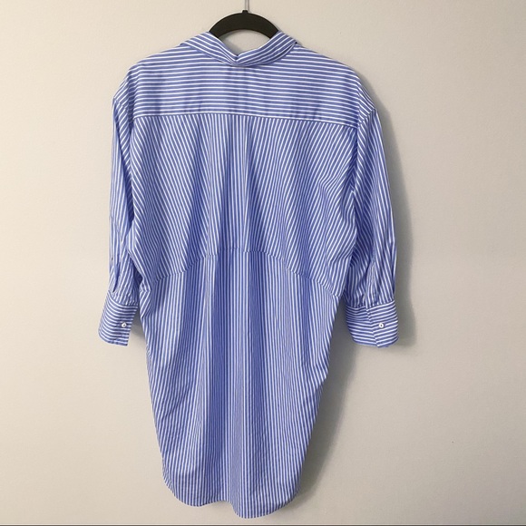 Zara Striped Floral Tunic Dress - Picture 2 of 6